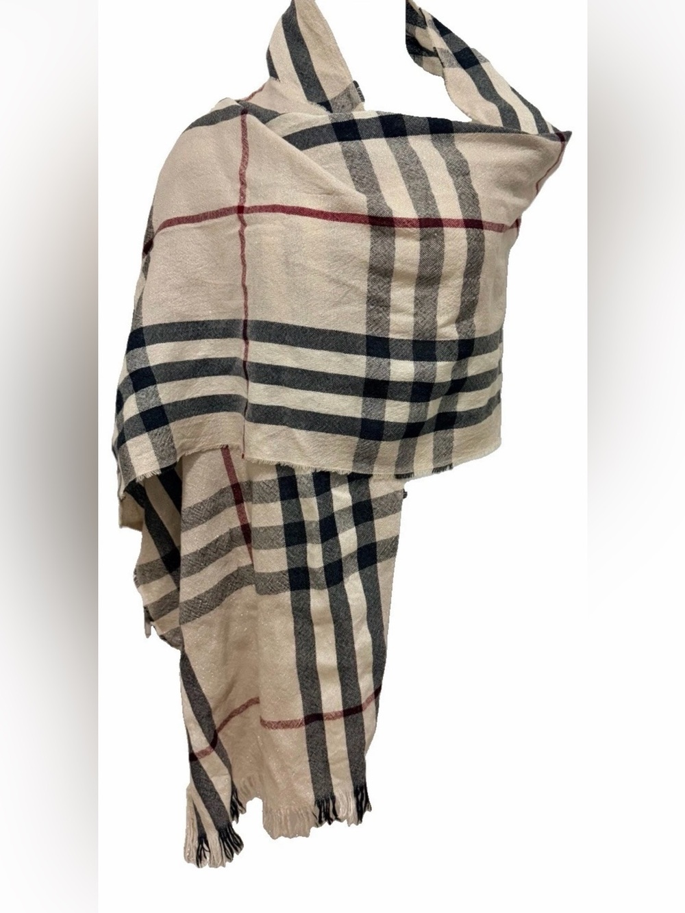 Burberry Nova Check Lurex Scarf